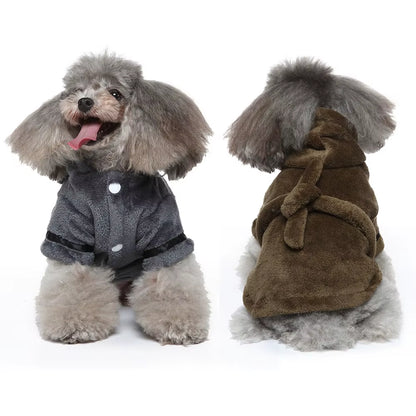 Dog Bath Robe after Bath, Quick Dry Absorbent Towel Robe with Belt for Small Medium Dogs Cats, Post Bath Drying Pet Accessories